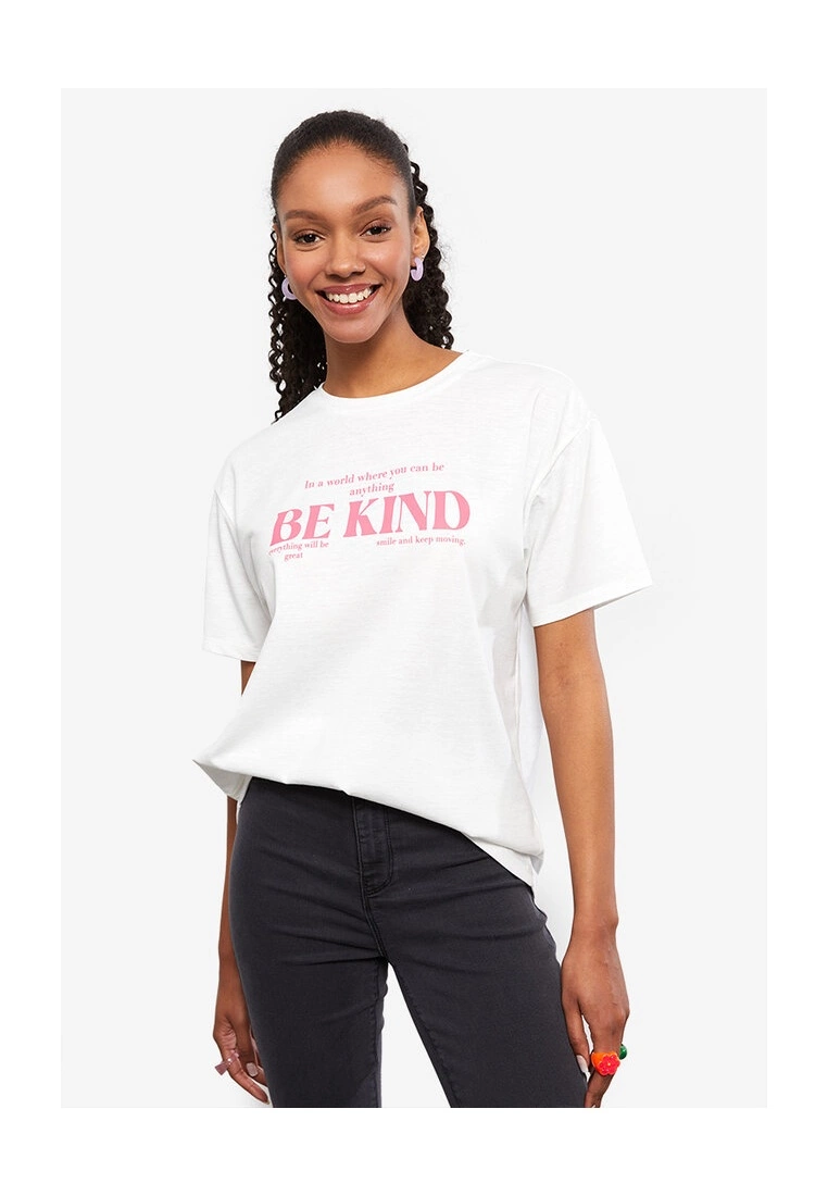 LC WAIKIKI Message Printed Cotton T-Shirt 3 LC WAIKIKI Message Printed Cotton T-Shirt