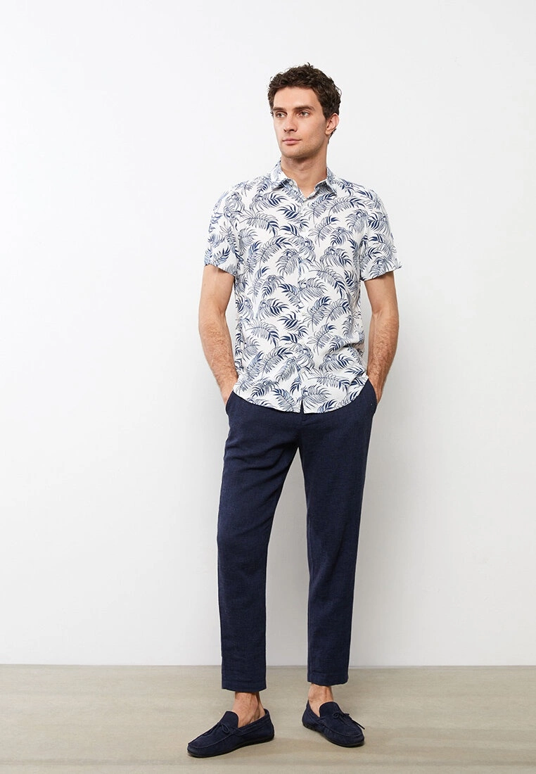 LC WAIKIKI Regular Fit Short Sleeve Patterned Men's Shirt 3 LC WAIKIKI Regular Fit Short Sleeve Patterned Men's Shirt