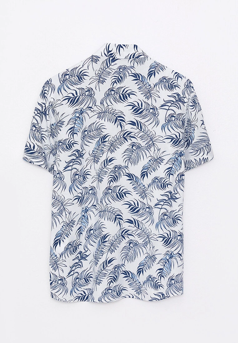 LC WAIKIKI Regular Fit Short Sleeve Patterned Men's Shirt 8 LC WAIKIKI Regular Fit Short Sleeve Patterned Men's Shirt - Image 6