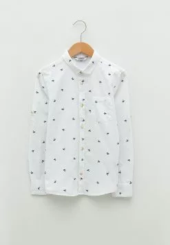 LC WAIKIKI Patterned Long Sleeve Poplin Boy's Shirt