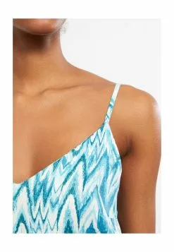 LC WAIKIKI V-Neck Patterned Satin Women Blouse -LC WAIKIKI popular shop lc waikiki 9589 3313716 3