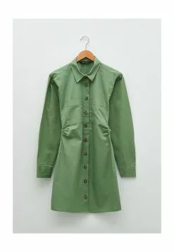 LC WAIKIKI Gabardine Fabric Shirt Dress -LC WAIKIKI popular shop lc waikiki 9596 4313716 5