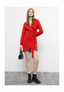 LC WAIKIKI Double Breasted Collar Women Dress -LC WAIKIKI popular shop lc waikiki 9598 4713716 4