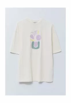 LC WAIKIKI Printed Short Sleeve Women Tunic -LC WAIKIKI popular shop lc waikiki 9601 7813716 5