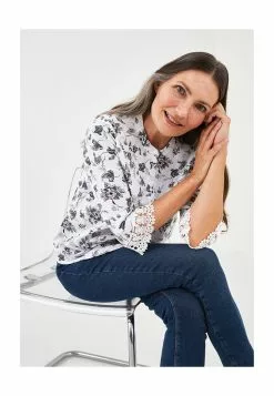 LC WAIKIKI Women's Long Sleeve Cotton Shirt With Loose Collar Pattern -LC WAIKIKI popular shop lc waikiki 9626 4355716 3