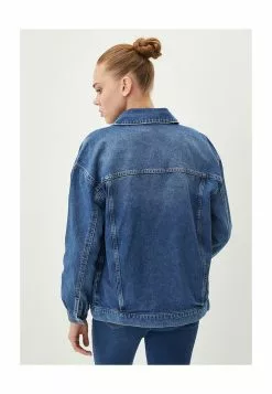 LC WAIKIKI Shirt Collar Straight Denim Jacket -LC WAIKIKI popular shop lc waikiki 9635 4245716 2