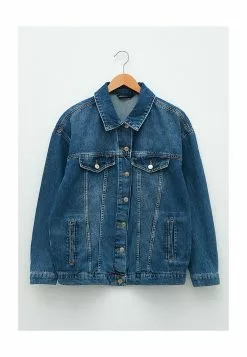 LC WAIKIKI Shirt Collar Straight Denim Jacket -LC WAIKIKI popular shop lc waikiki 9636 4245716 5