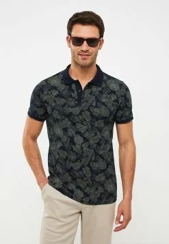 LC WAIKIKI Polo Neck Short Sleeve Patterned Combed Cotton Men's T-Shirt -LC WAIKIKI popular shop lc waikiki 9653 4885726 2