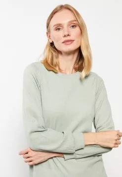 LC WAIKIKI Crew Neck Straight Long Sleeve Women's Tunic -LC WAIKIKI popular shop lc waikiki 9663 7029726 3