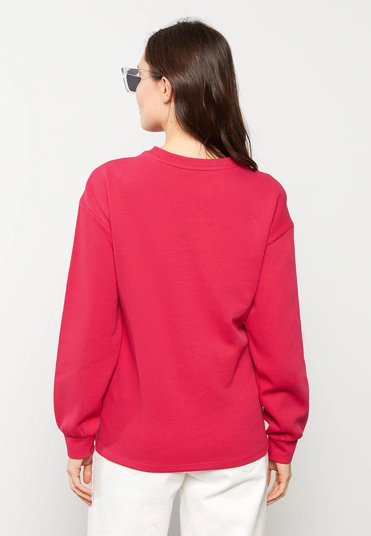 LC WAIKIKI Crew Neck Plain Long Sleeve Cotton Maternity Sweatshirt 4 LC WAIKIKI Crew Neck Plain Long Sleeve Cotton Maternity Sweatshirt - Image 2