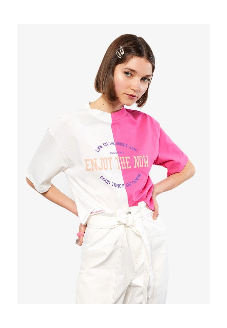 LC WAIKIKI Color Block Short Sleeves Cotton T-Shirt 3 LC WAIKIKI Color Block Short Sleeves Cotton T-Shirt