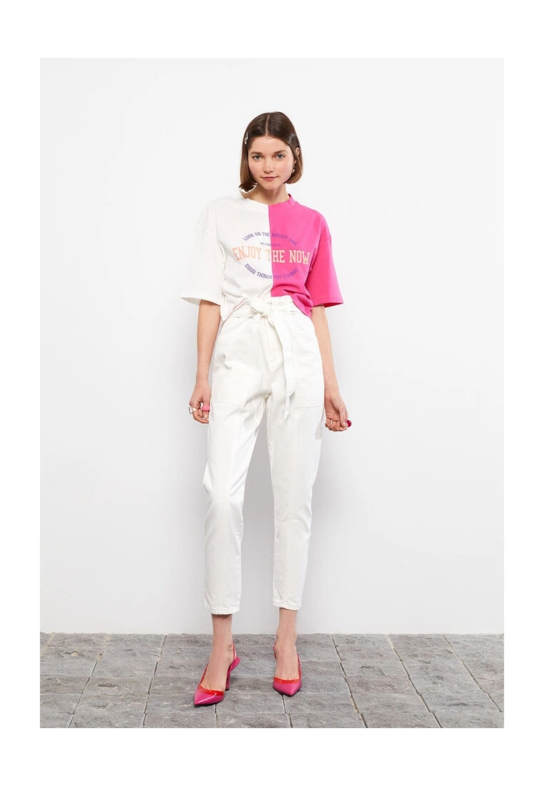 LC WAIKIKI Color Block Short Sleeves Cotton T-Shirt 6 LC WAIKIKI Color Block Short Sleeves Cotton T-Shirt - Image 4