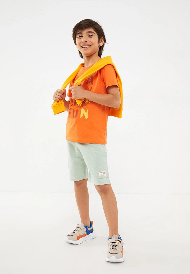 LC WAIKIKI Elastic Waist Basic Organic Cotton Boy Shorts 4 LC WAIKIKI Elastic Waist Basic Organic Cotton Boy Shorts - Image 2