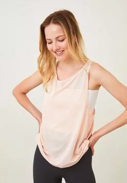 LC WAIKIKI Crew Neck Sleeveless Women's Pajama Top