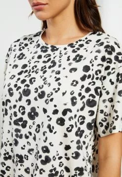 LC WAIKIKI Crew Neck Patterned Short Sleeve Cotton Women's T-Shirt -LC WAIKIKI popular shop lc waikiki 9718 1319726 4