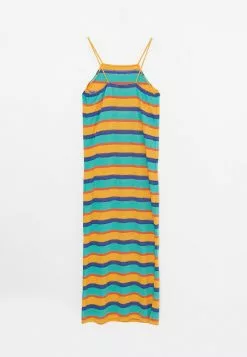 LC WAIKIKI Square Collar Striped Strap Women's Dress -LC WAIKIKI popular shop lc waikiki 9733 2806726 2