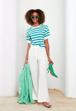 LC WAIKIKI Crew Neck Striped Short Sleeve Women's Knitwear Sweater -LC WAIKIKI popular shop lc waikiki 9737 4406726 2