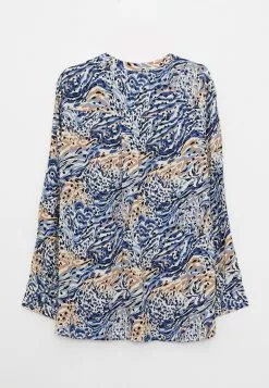 LC WAIKIKI Turtleneck Patterned Long Sleeve Viscose Women's Blouse -LC WAIKIKI popular shop lc waikiki 9739 0555726 3