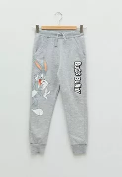 LC WAIKIKI Bugs Bunny Printed Boys Jogger Sweatpants With Elastic Waist